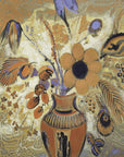 Plakat - Etruscan Vase With Flowers - Admen.dk