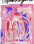Plakat - Copenhagen pink abstract