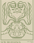 Plakat - Vessel Collection : New Beginnings (LineArt) - Admen.dk