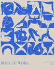 Plakat - Body of Work (blue) - Admen.dk