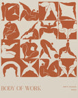Plakat - Body of Work (terracotta) - Admen.dk