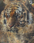 Poster - Tiger Animal Vintage Art Illustration Wallart 03