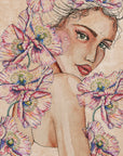 Poster - Woman with Poppies