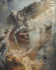 Poster - Indian American Art Illustration Wallart 006