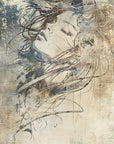 Poster - Woman Portrait Abstract Art Illustration Wallart 52