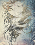 Plakat - Woman Portrait Abstract Art Illustration Wallart 53