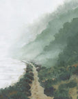 Plakat - Edge in the fog