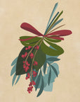 Plakat - Thea holiday bouquet in sepia