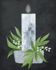 Plakat - Winter candle