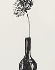 Plakat - Flower in a vase ink sketch