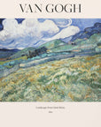 Plakat - Landscape From Saint Rémy (1889) - Admen.dk