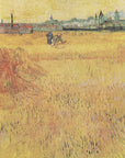 Plakat - Wheat Field With View of Arles (1888) - Admen.dk