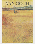 Plakat - Wheat Field With View of Arles (1888) - Admen.dk