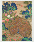 Plakat - Chinese Peacock and Flowers (17th Century) - Admen.dk