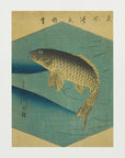 Plakat - Carp In the Tone River, Tonegawa No Koi - Admen.dk