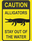 Plakat - Caution Alligators