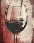 Plakat - Red Red Wine No 5