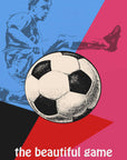 Plakat - Dynamic Soccer Action