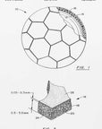 Plakat - Soccer Ball Technical Diagram