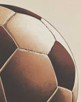 Plakat - Vintage Soccer Ball