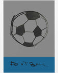 Plakat - Hand-Drawn Football