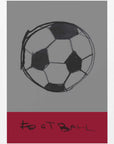 Plakat - Hand Drawn Football