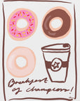Plakat - Coffee and Donuts