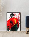 Plakat - Ronaldo Portugal look