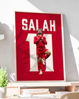 Plakat - Mohamed Salah i stilhed - admen.dk