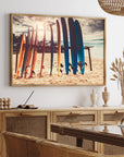 Plakat - Surfboards i farver - admen.dk