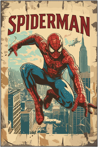Plakat - Spiderman grafisk look - admen.dk