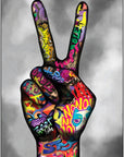 Plakat - The peace kunst - admen.dk
