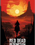 Plakat - Red dead redemtion - the shadow kunst - Admen.dk