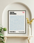 Plakat - Yayoi Kusama - Tokyo 1985 blue kunst - Admen.dk