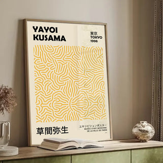 Plakat - Yayoi Kusama - Tokyo 1998 yellow - admen.dk