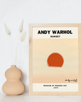 Plakat - Andy Warhol sunset