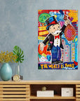 Plakat - Alec Monopoly is world is yours