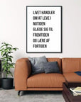 Plakat - Livet handler om