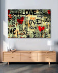 Plakat - Love hugs love