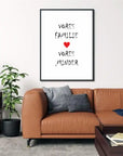 Plakat - Vores familie