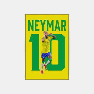 Plakat - Neymar 10 - admen.dk