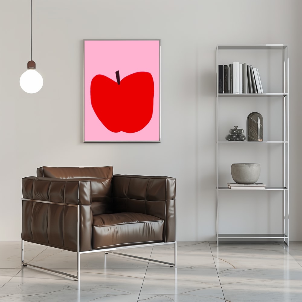 Plakat - Crimson Simplicity