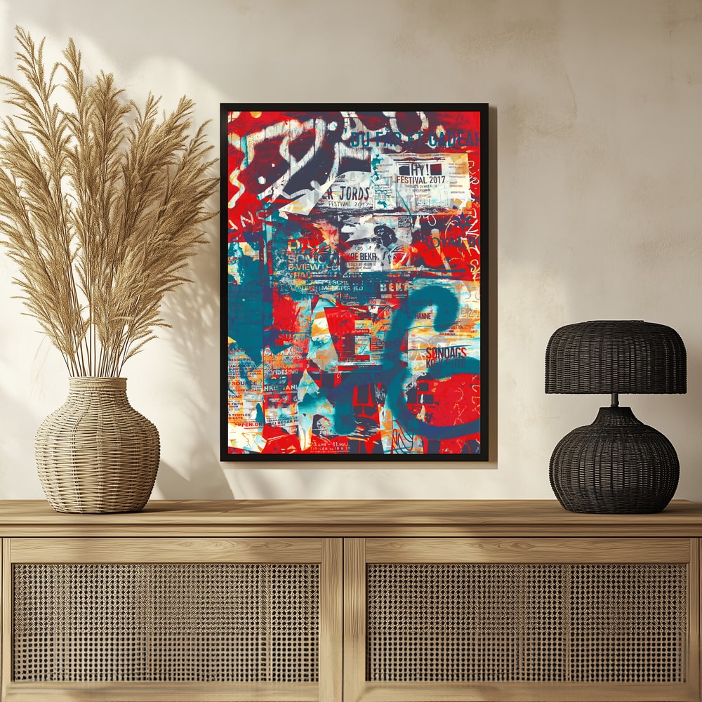 Plakat - Vibrant Graffiti Wall