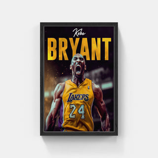 Plakat - Kobe Bryant i brøl
