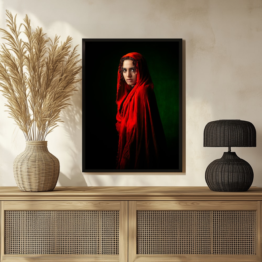 Plakat - Woman in Red Hood