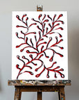 Canvas - Stylized Red Coral