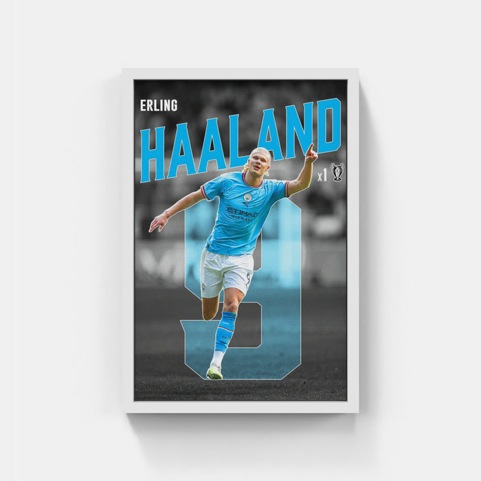 Plakat - Erling Haaland kunst