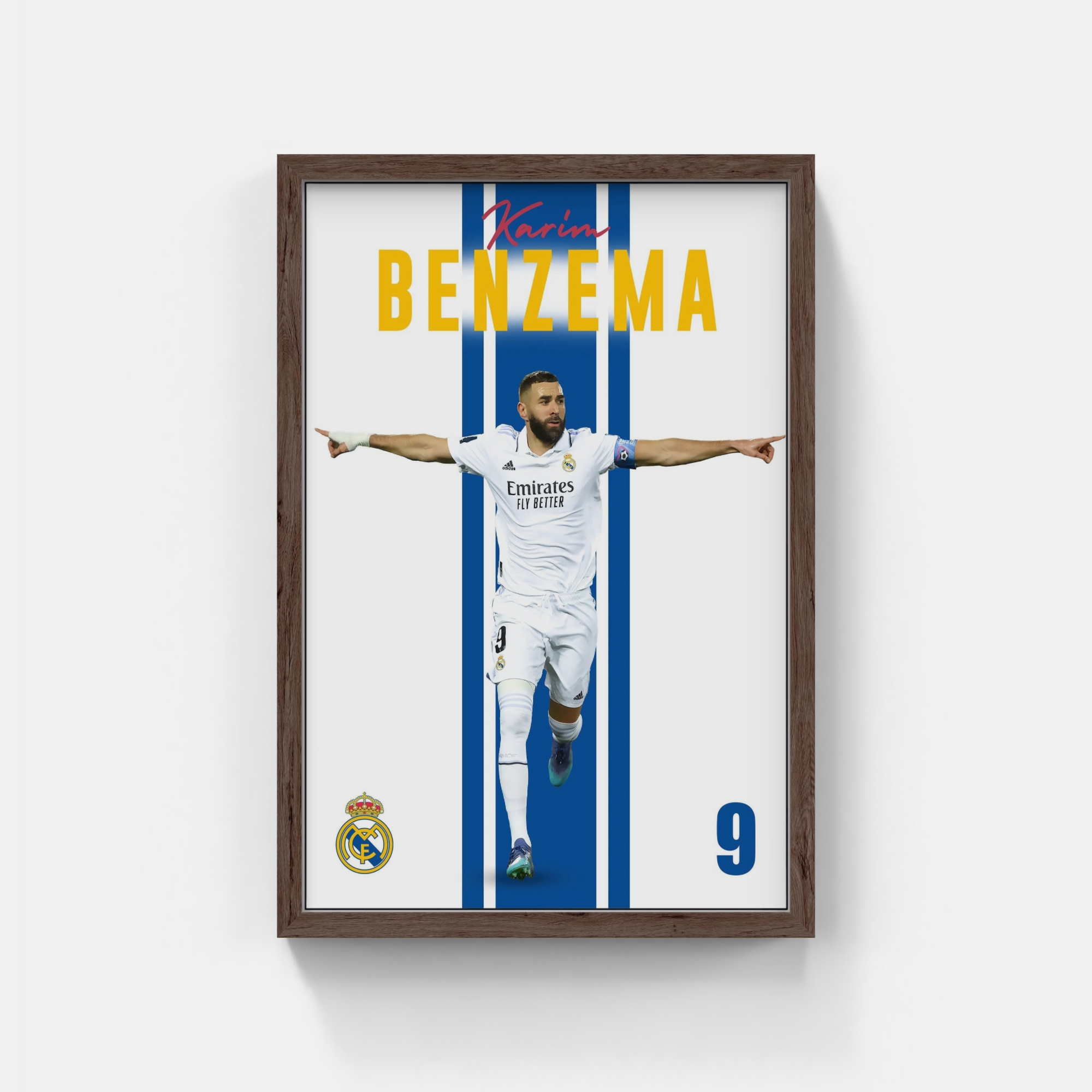 Plakat - Karim Benzema - admen.dk