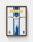 Plakat - Karim Benzema - admen.dk