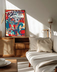 Plakat - Vibrant Graffiti Wall